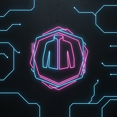 Clothing neon icon